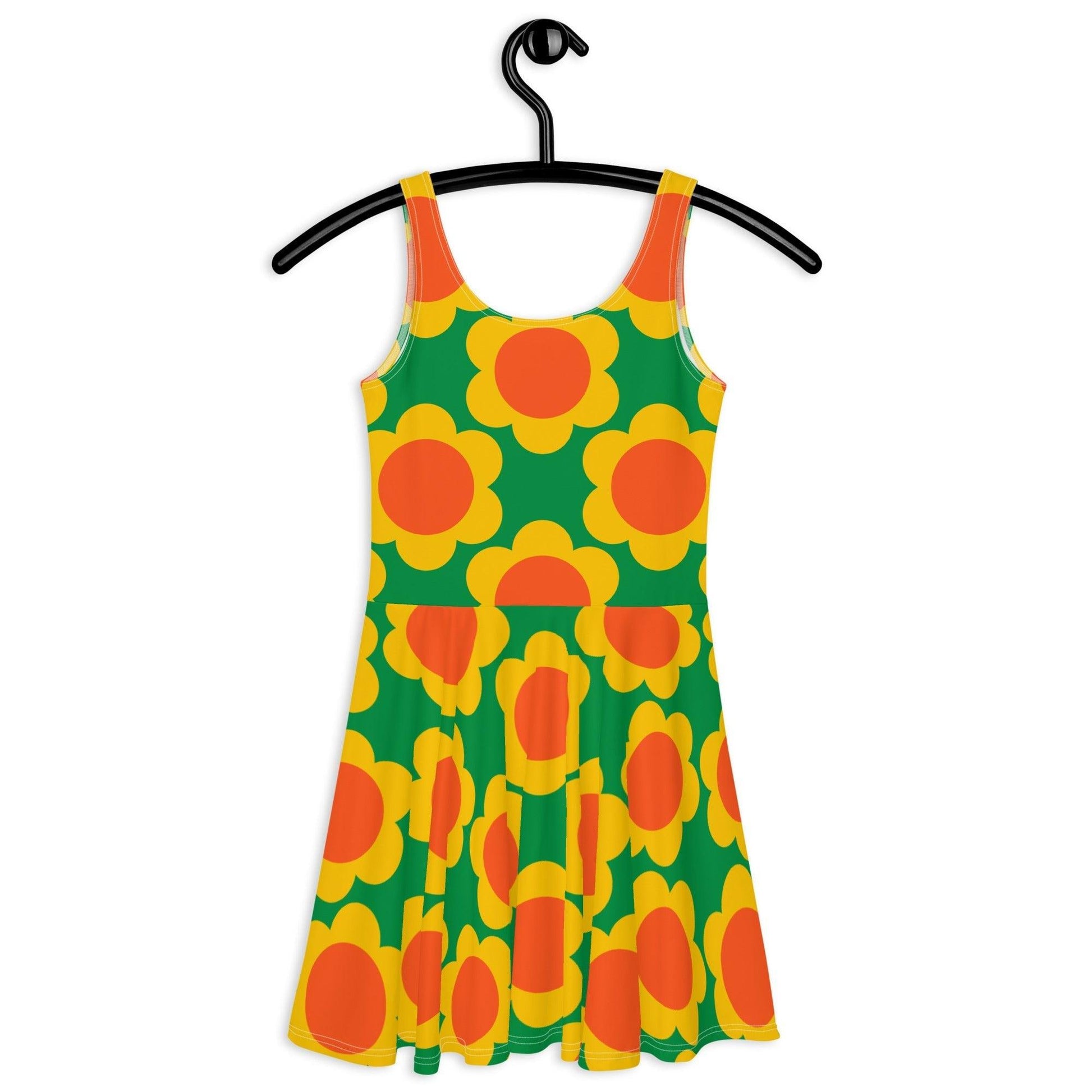 ELLIE green - Skater Dress - SHALMIAK