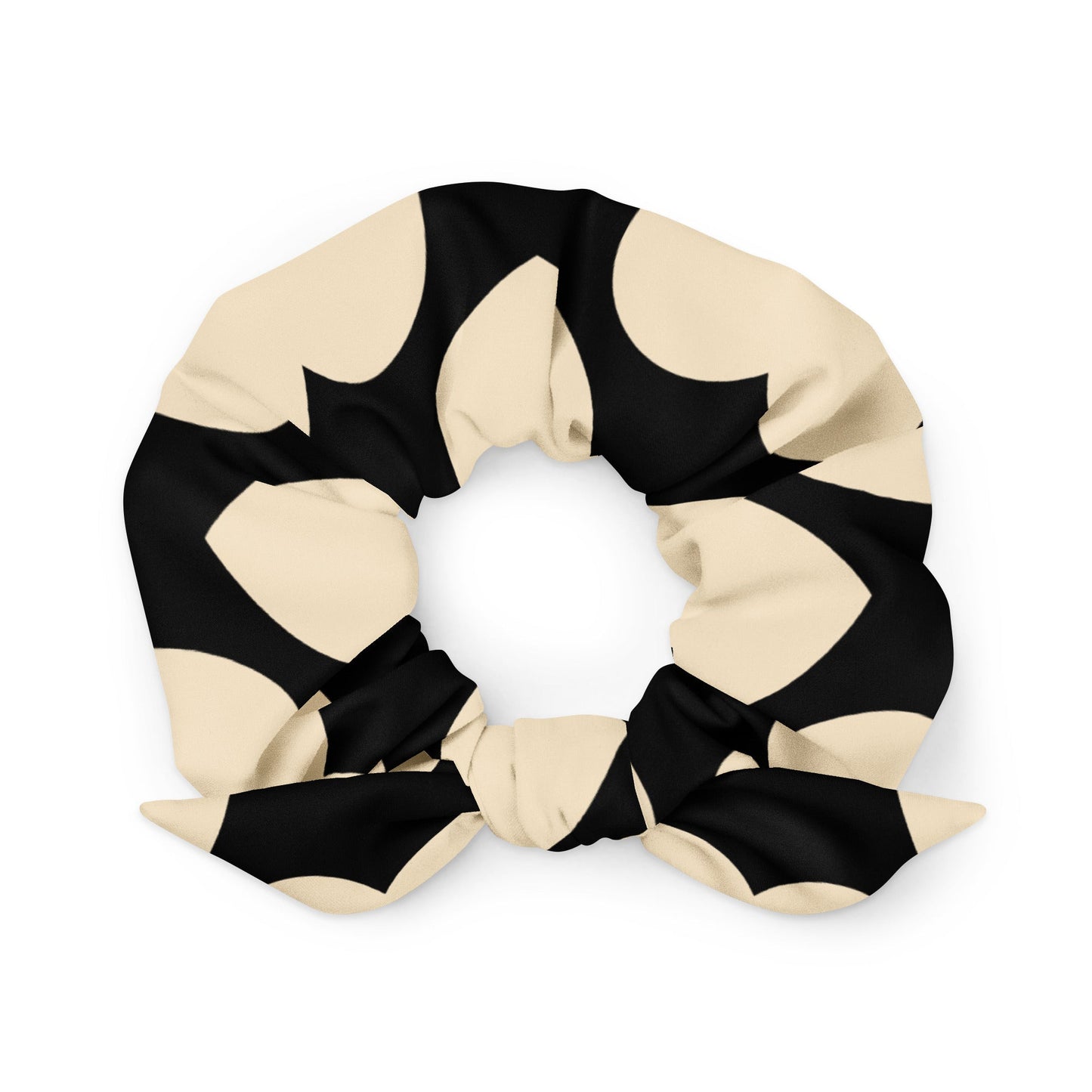 Scrunchie - ELLIE LOVE black - Bold Heart Print