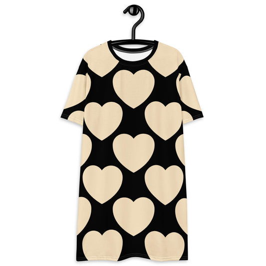 ELLIE LOVE black - T-Shirt Dress - SHALMIAK