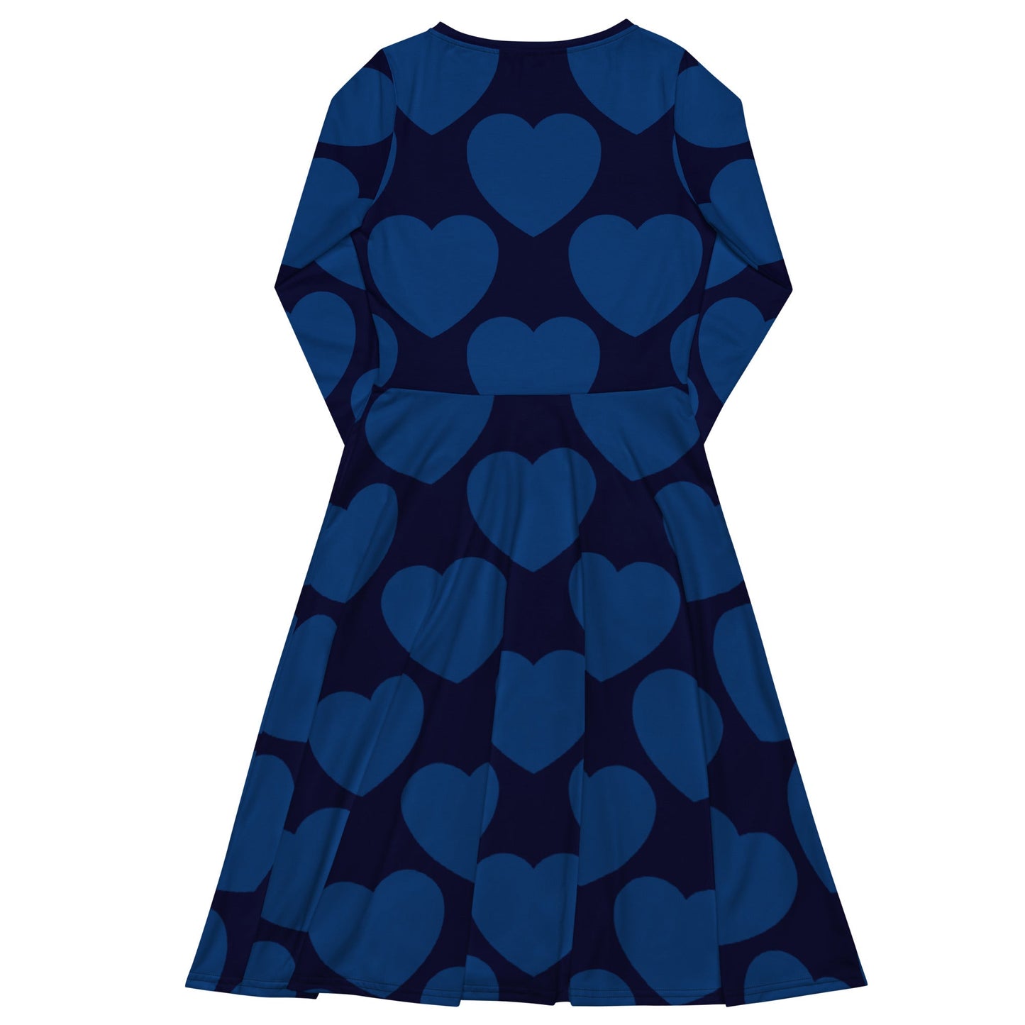 ELLIE LOVE dark blue - Midi Dress With Pockets - SHALMIAK