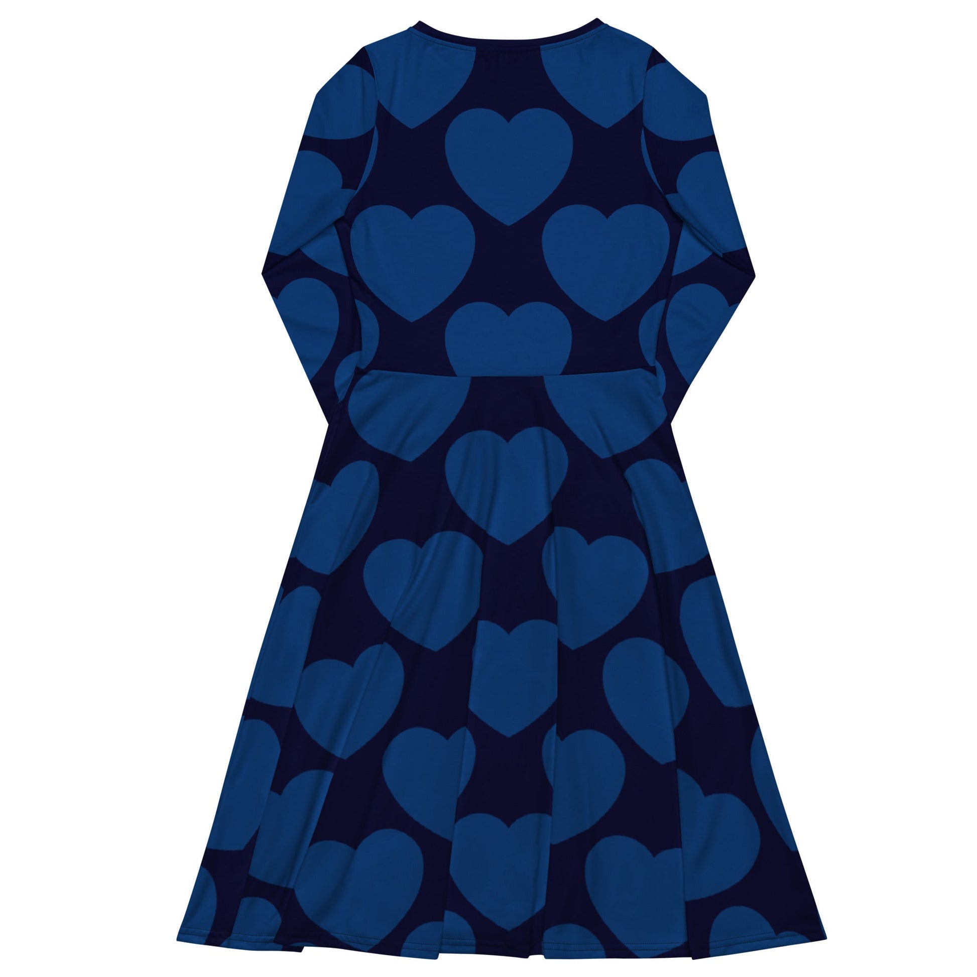ELLIE LOVE dark blue - Midi Dress With Pockets - SHALMIAK
