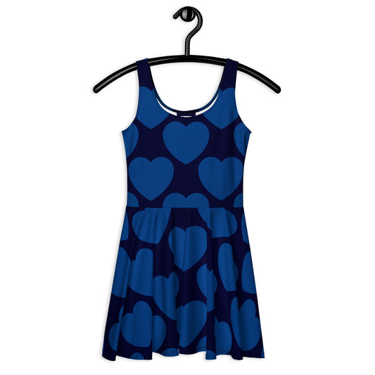 ELLIE LOVE dark blue - Skater Dress - SHALMIAK