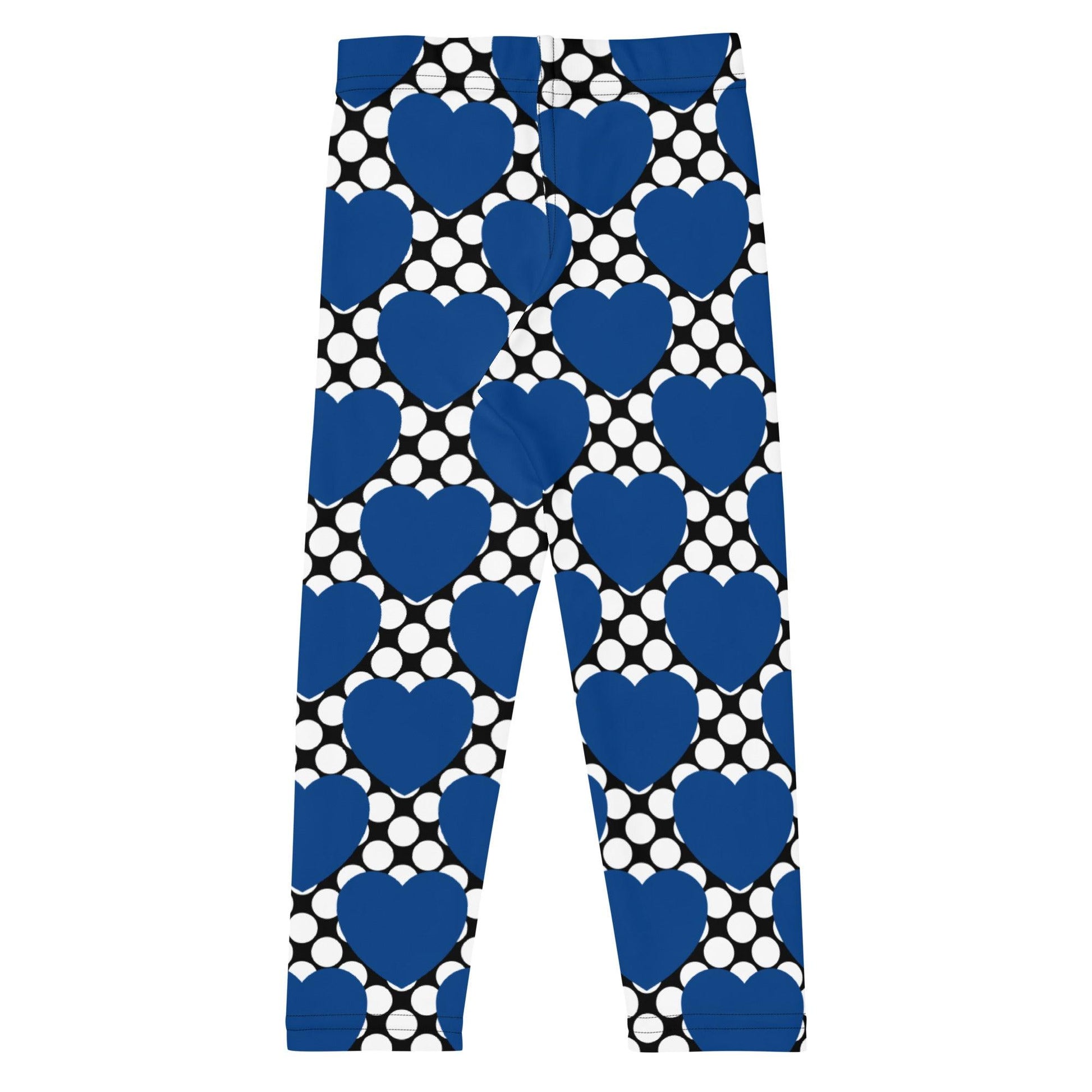 ELLIE LOVE DOT blue black - Kids' Leggings - SHALMIAK