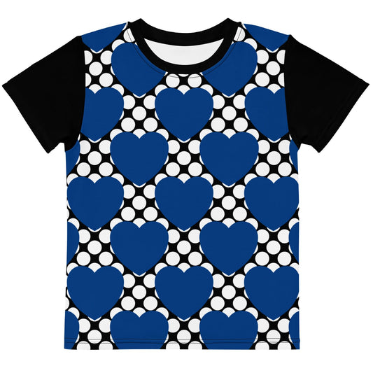 ELLIE LOVE DOT blue black - Kids' T-Shirt - SHALMIAK
