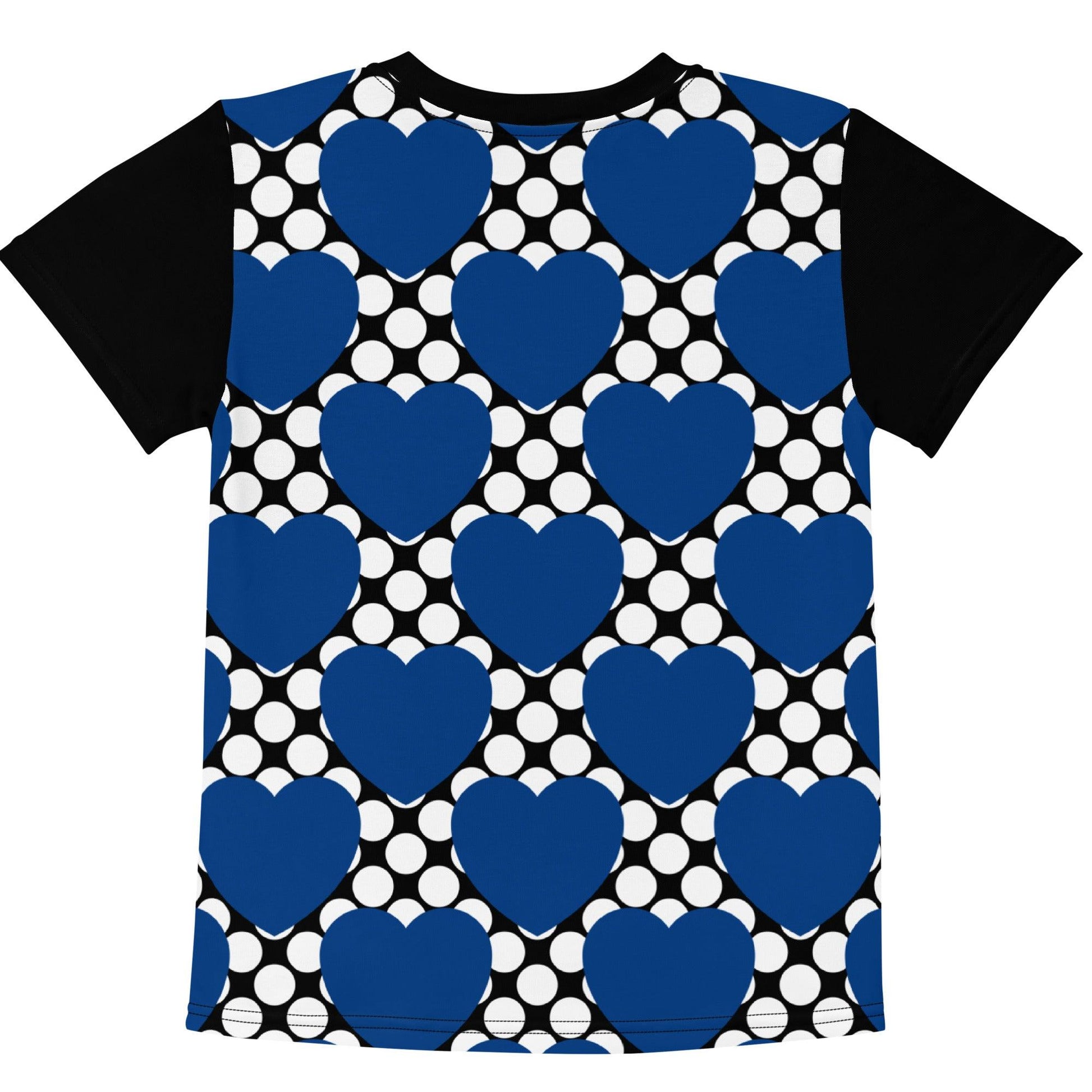 ELLIE LOVE DOT blue black - Kids' T-Shirt - SHALMIAK