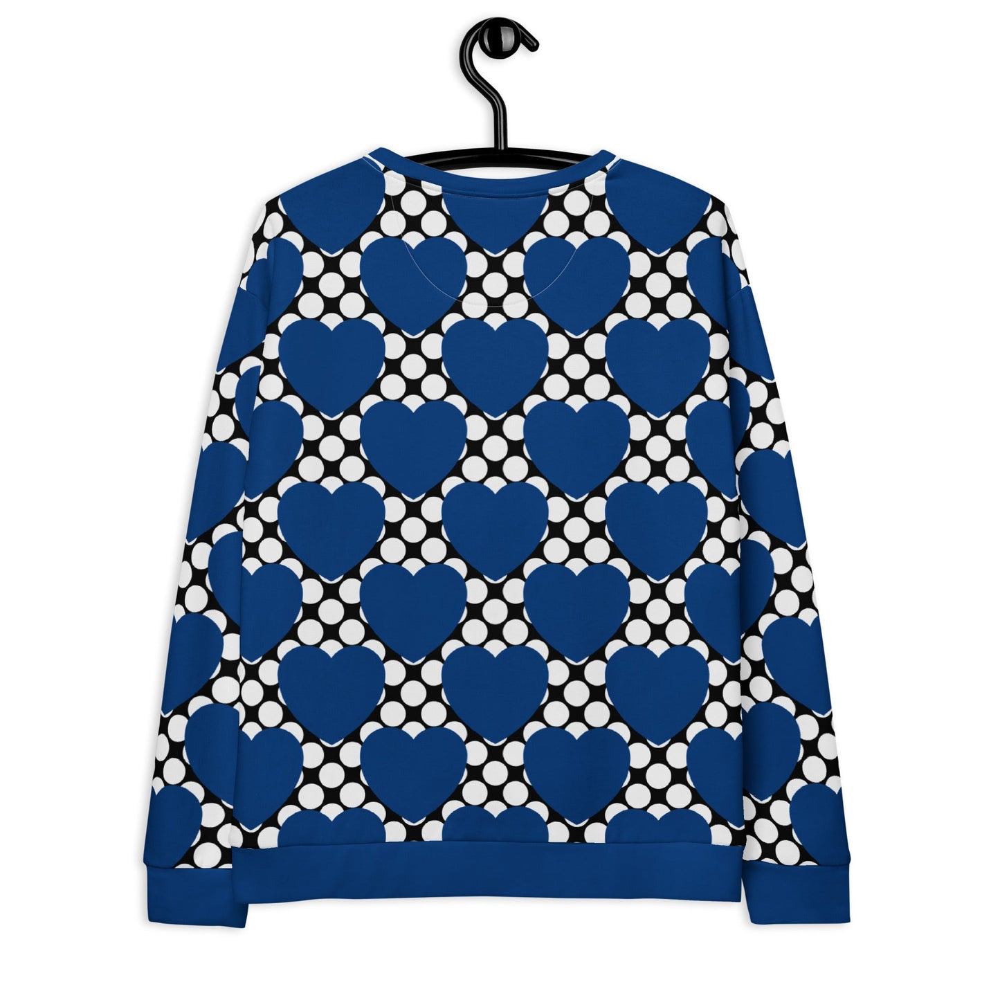 ELLIE LOVE DOT blue black - Sweatshirt - SHALMIAK