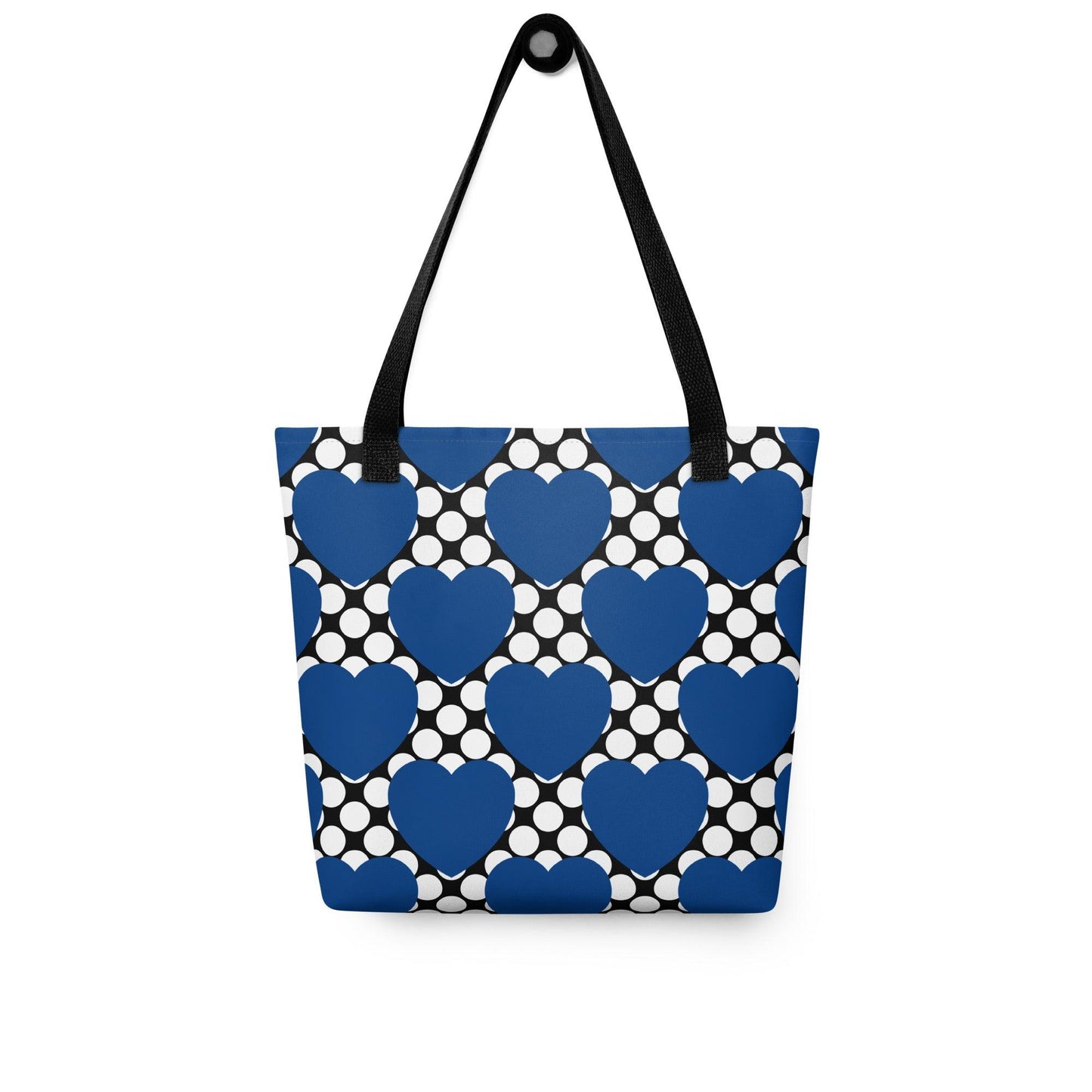 ELLIE LOVE DOT blue black - Tote Bag - SHALMIAK