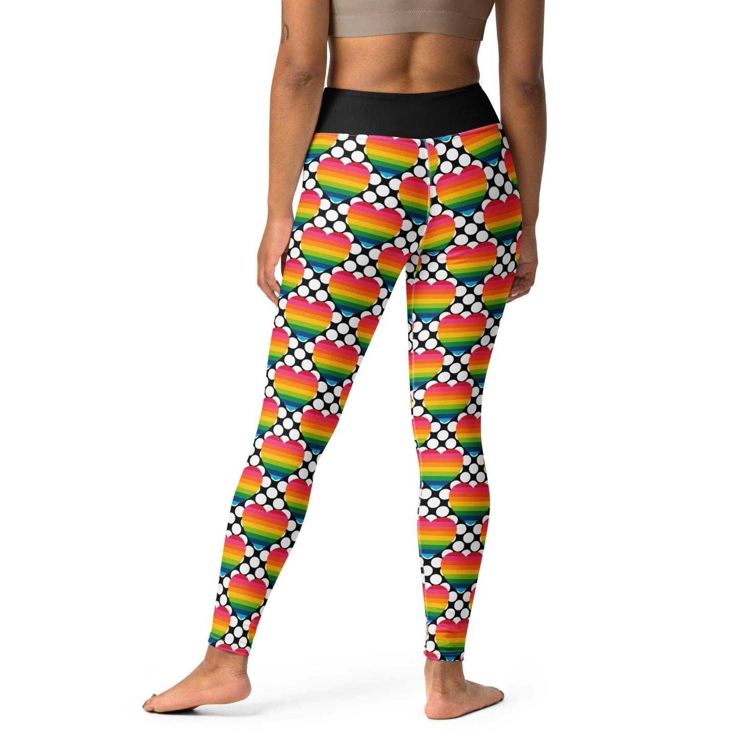 ELLIE LOVE DOT rainbow - 2 - Yoga Leggings - SHALMIAK