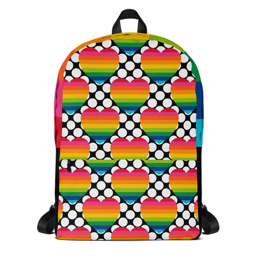ELLIE LOVE DOT rainbow - Backpack - SHALMIAK