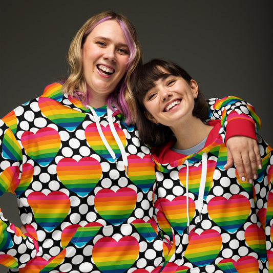 ELLIE LOVE DOT rainbow - Hoodie - SHALMIAK