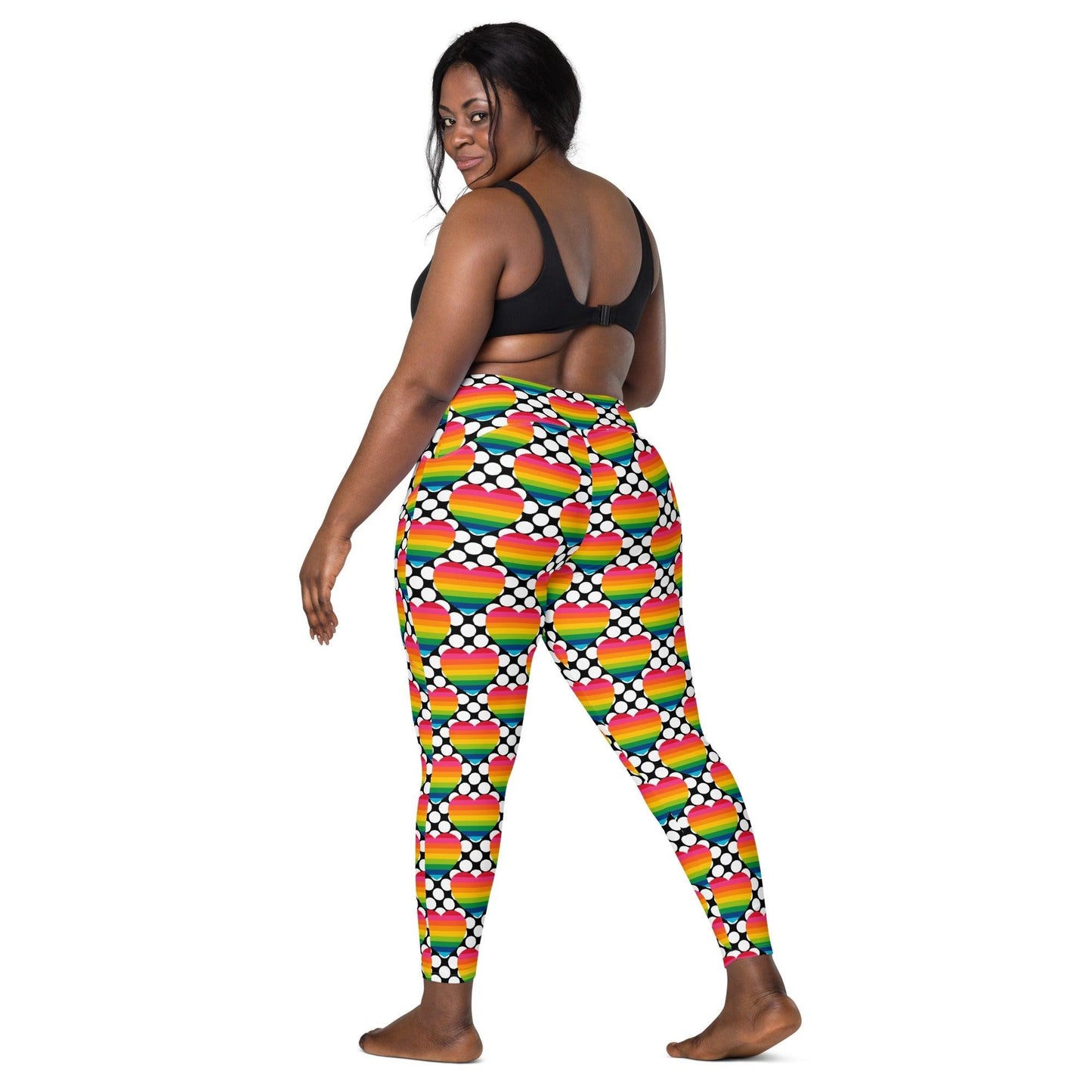 ELLIE LOVE DOT rainbow - Leggings With Pockets - SHALMIAK
