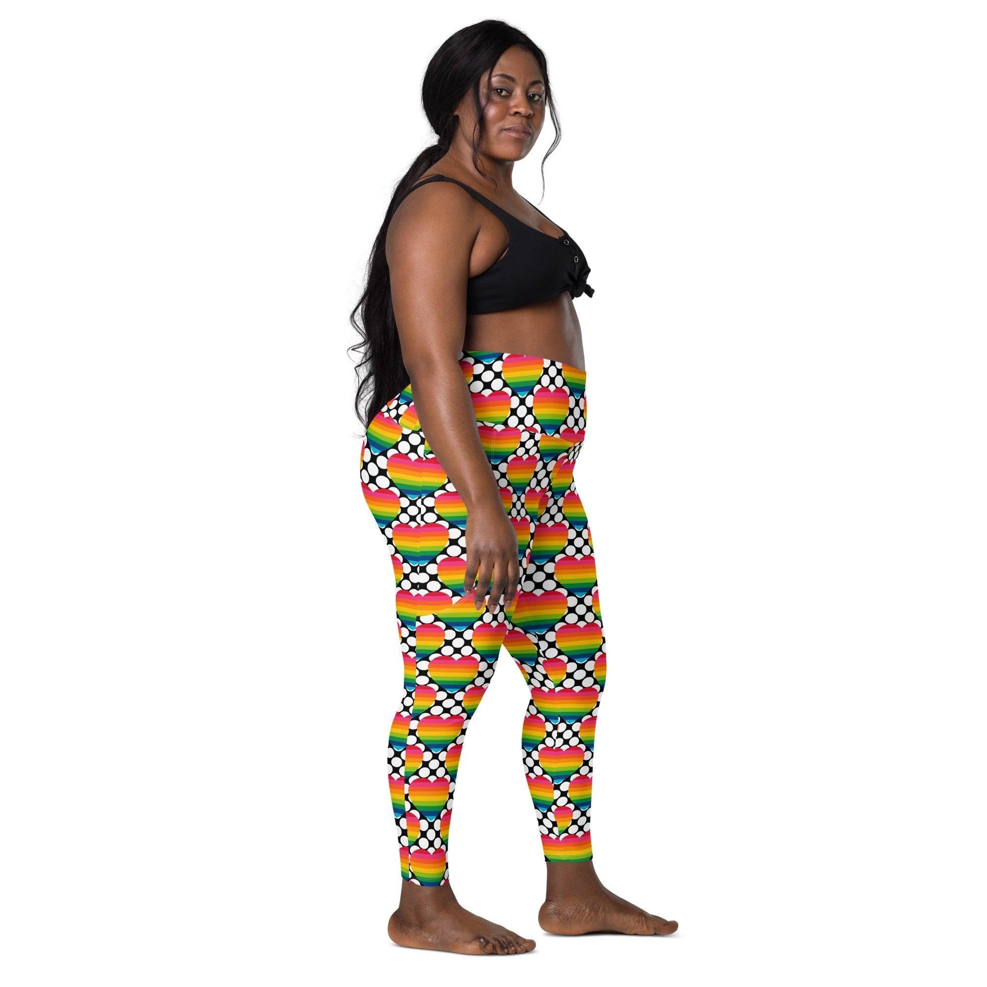 ELLIE LOVE DOT rainbow - Leggings With Pockets - SHALMIAK