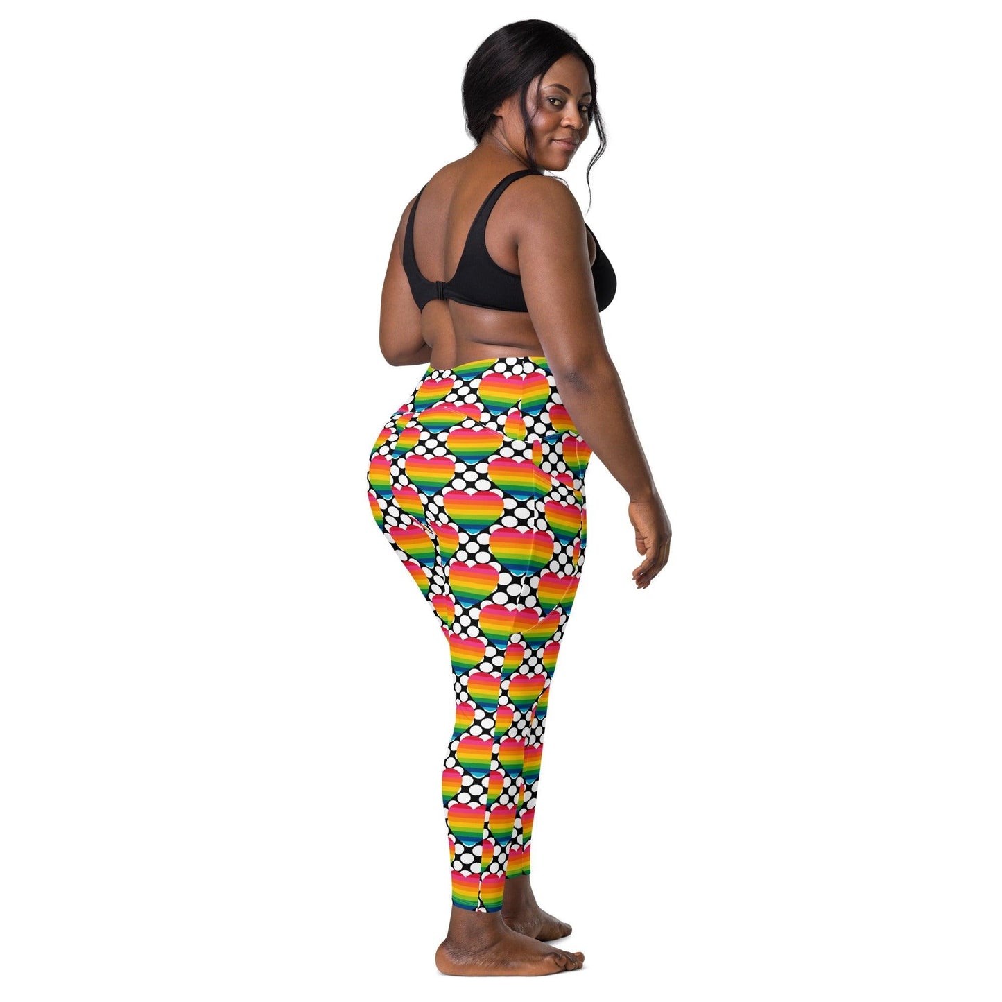 ELLIE LOVE DOT rainbow - Leggings With Pockets - SHALMIAK