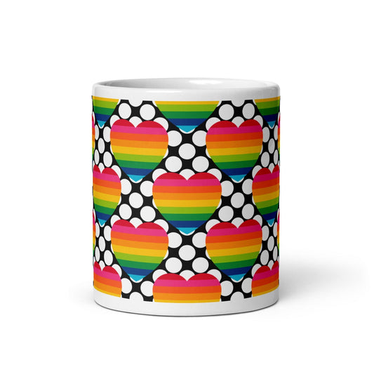 ELLIE LOVE DOT rainbow - Mug - SHALMIAK