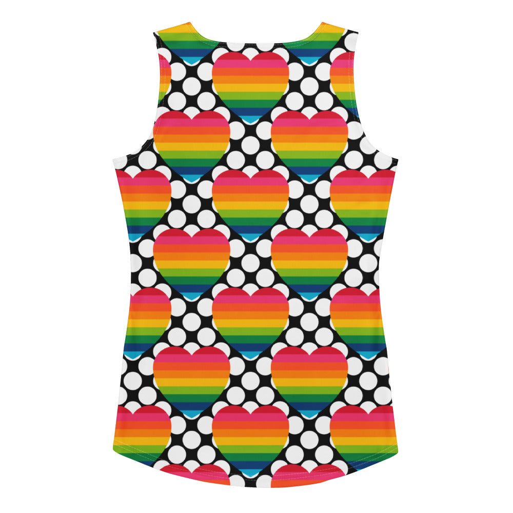 ELLIE LOVE DOT rainbow - Tank Top - SHALMIAK