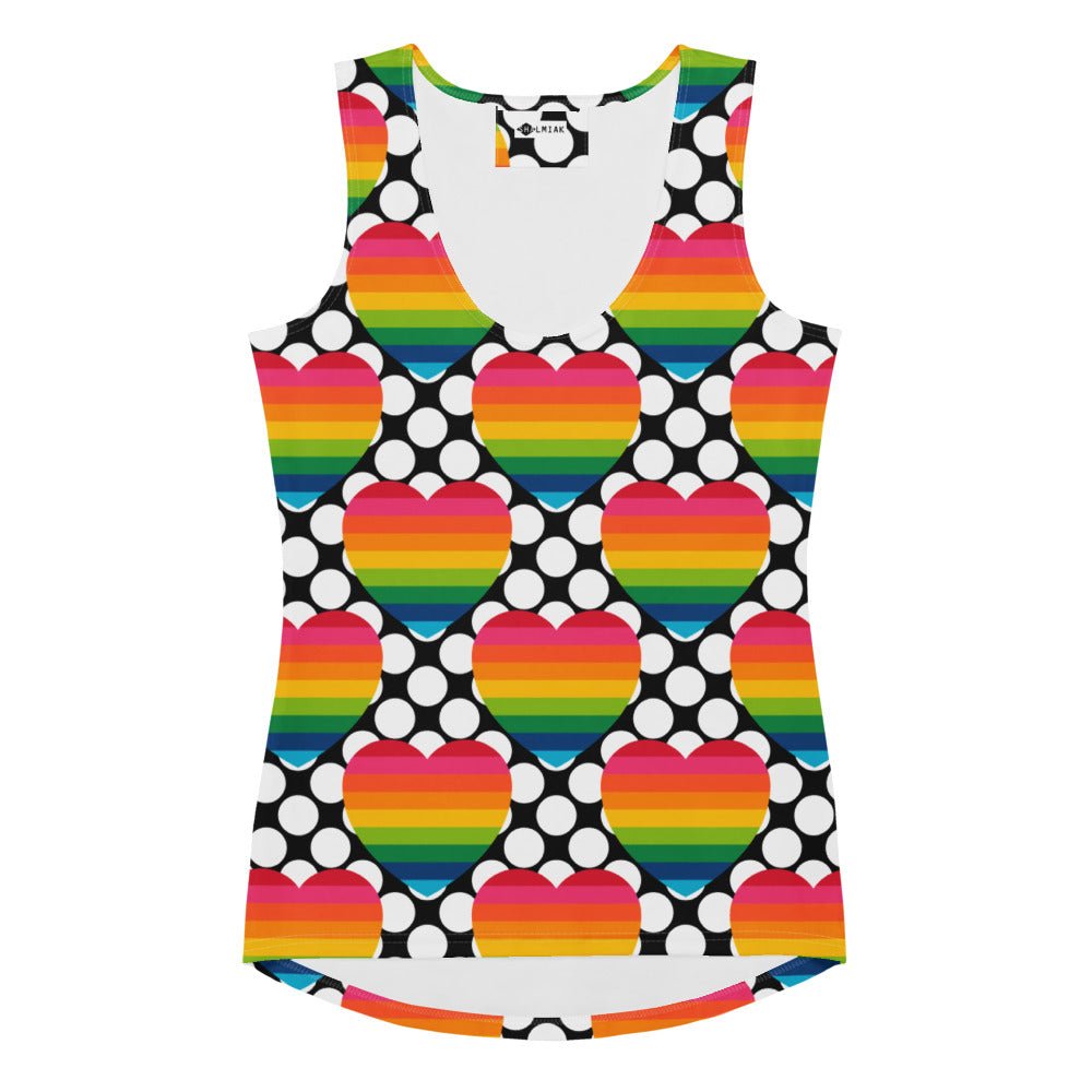 ELLIE LOVE DOT rainbow - Tank Top - SHALMIAK