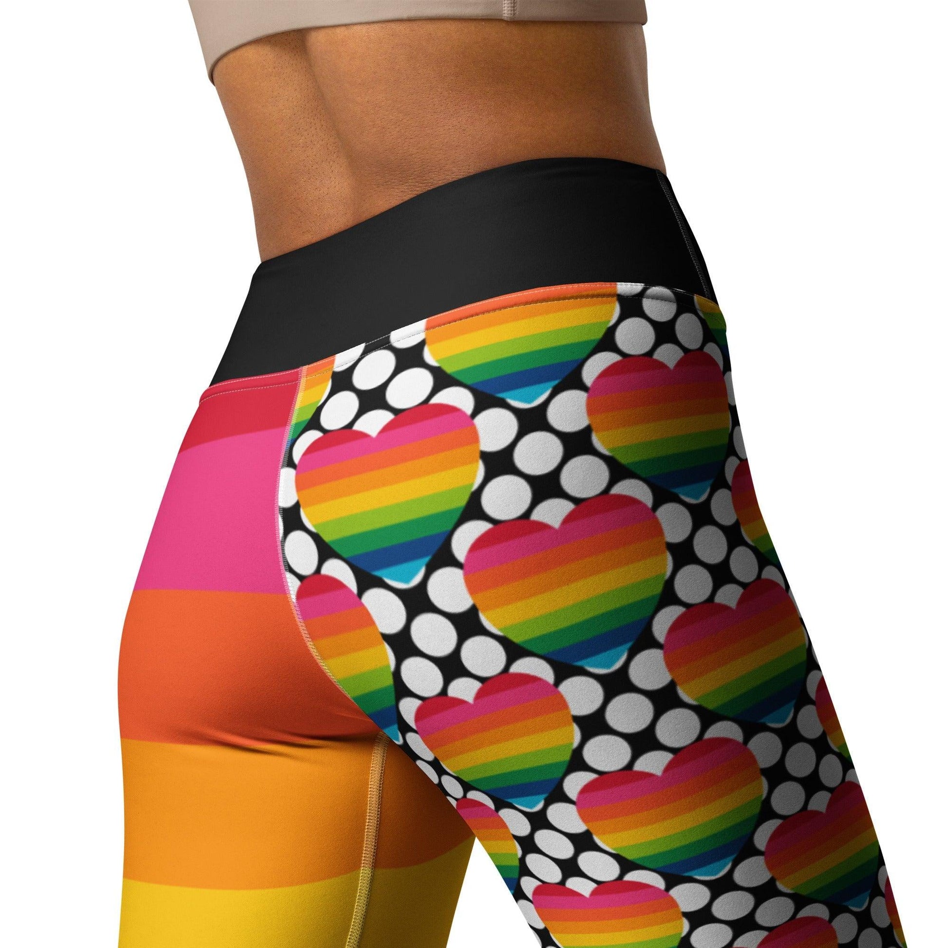 ELLIE LOVE DOT rainbow - Yoga Leggings - SHALMIAK