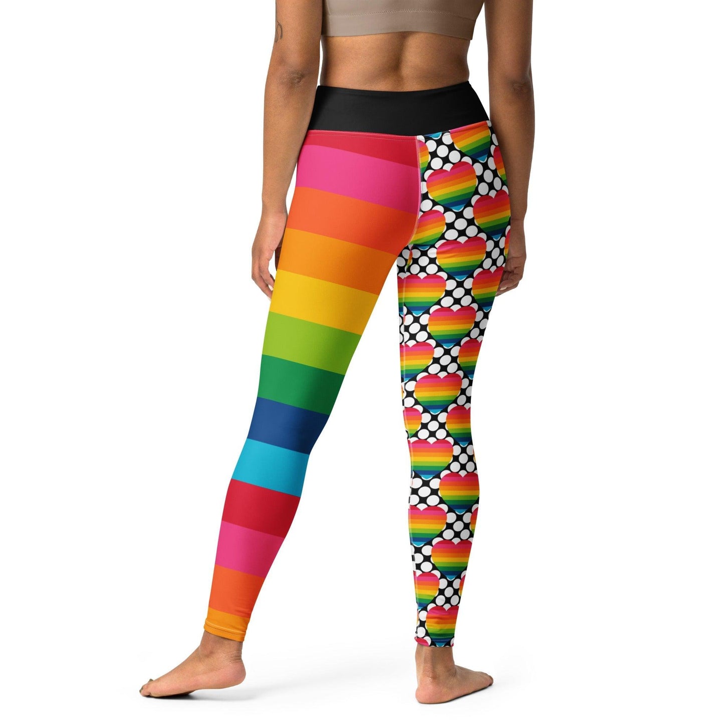 ELLIE LOVE DOT rainbow - Yoga Leggings - SHALMIAK