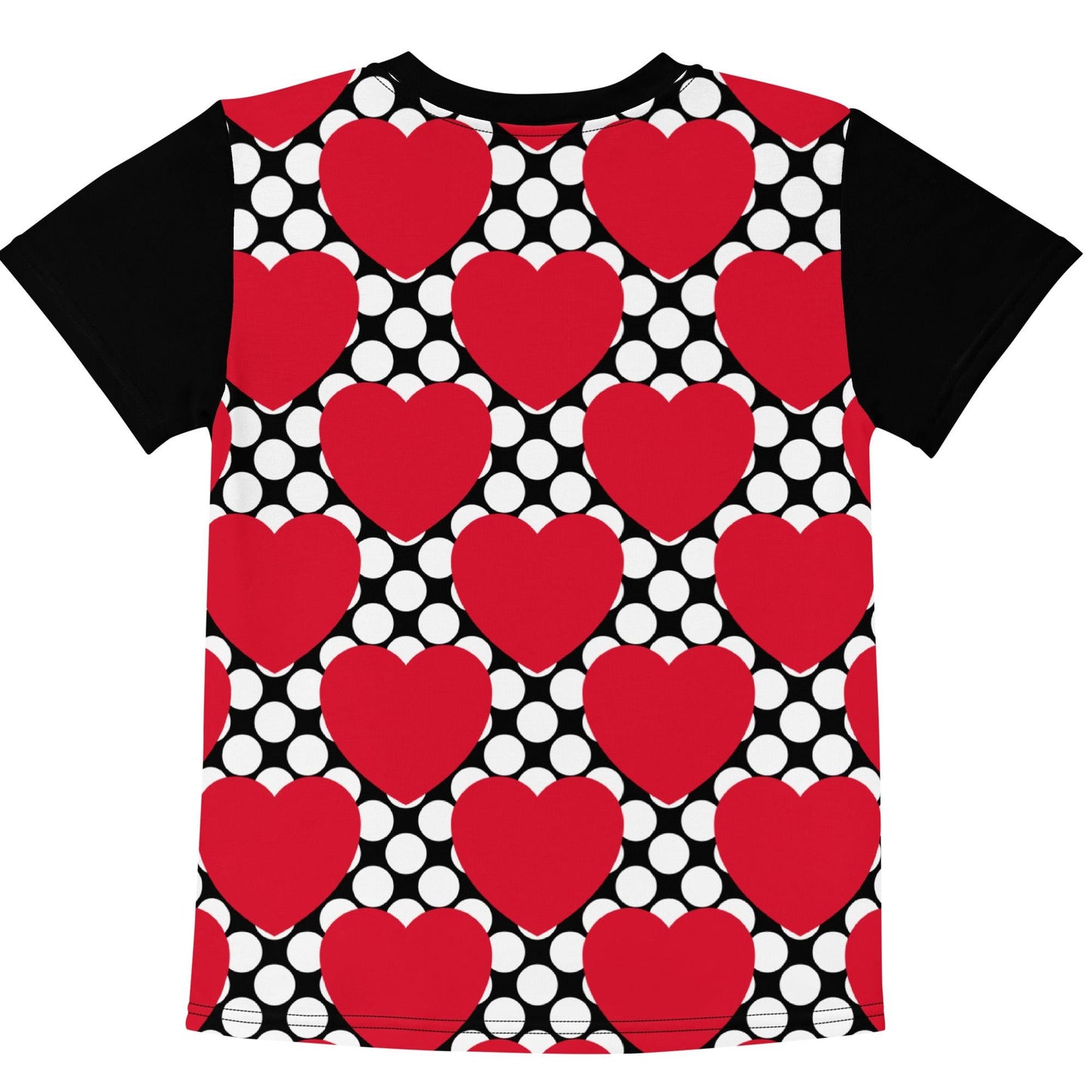 ELLIE LOVE DOT red black - Kids' T-Shirt - SHALMIAK