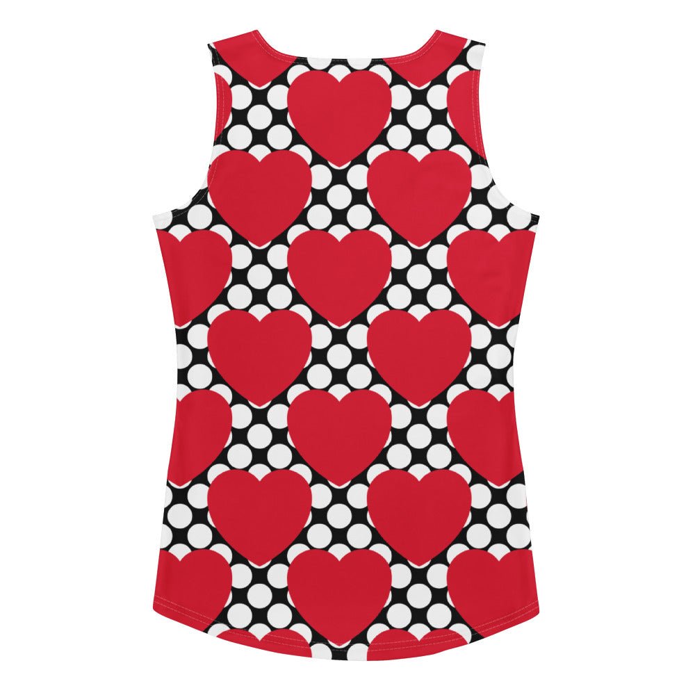 ELLIE LOVE DOT red black - Tank Top - SHALMIAK