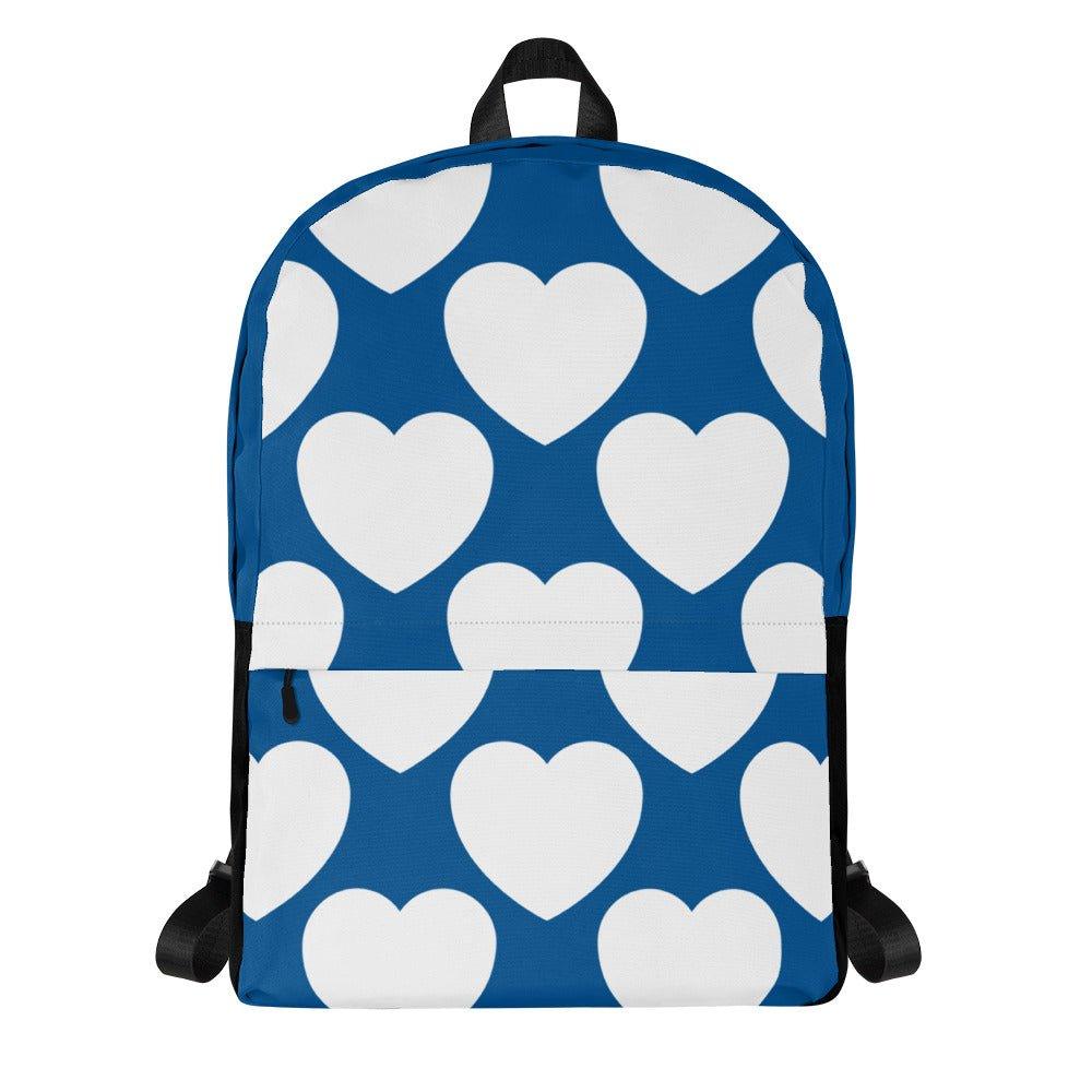 ELLIE LOVE fin - Backpack - Bold Heart Print