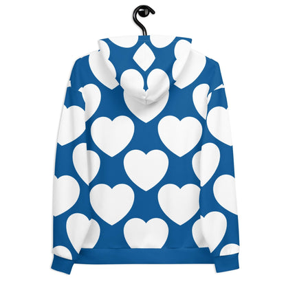 Hoodie - ELLIE LOVE fin - Bold heart print