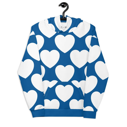Hoodie - ELLIE LOVE fin - Bold heart print 6XL