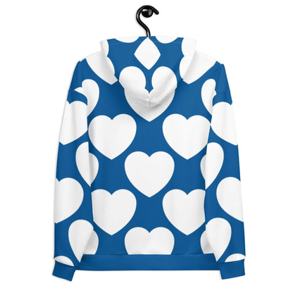 Hoodie - ELLIE LOVE fin - Bold heart print