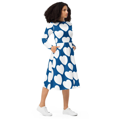 ELLIE LOVE fin - Midi Dress With Pockets - SHALMIAK