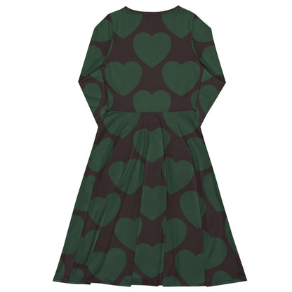 ELLIE LOVE forest - Midi Dress With Pockets - SHALMIAK