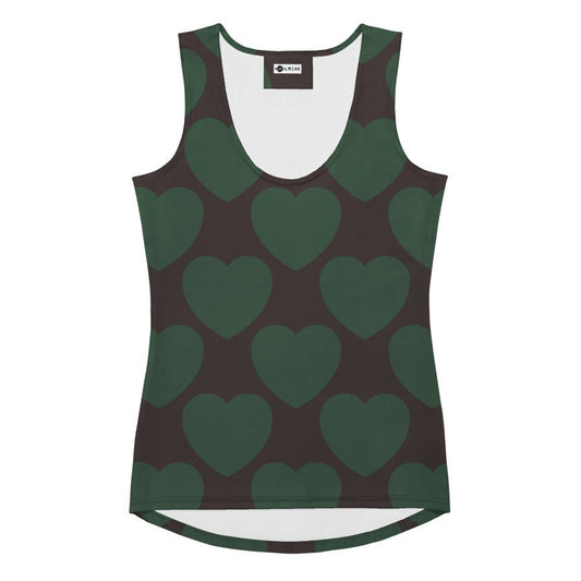 ELLIE LOVE forest - Tank Top - Bold Heart Print