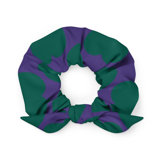 ELLIE LOVE green purple - Scrunchie - SHALMIAK