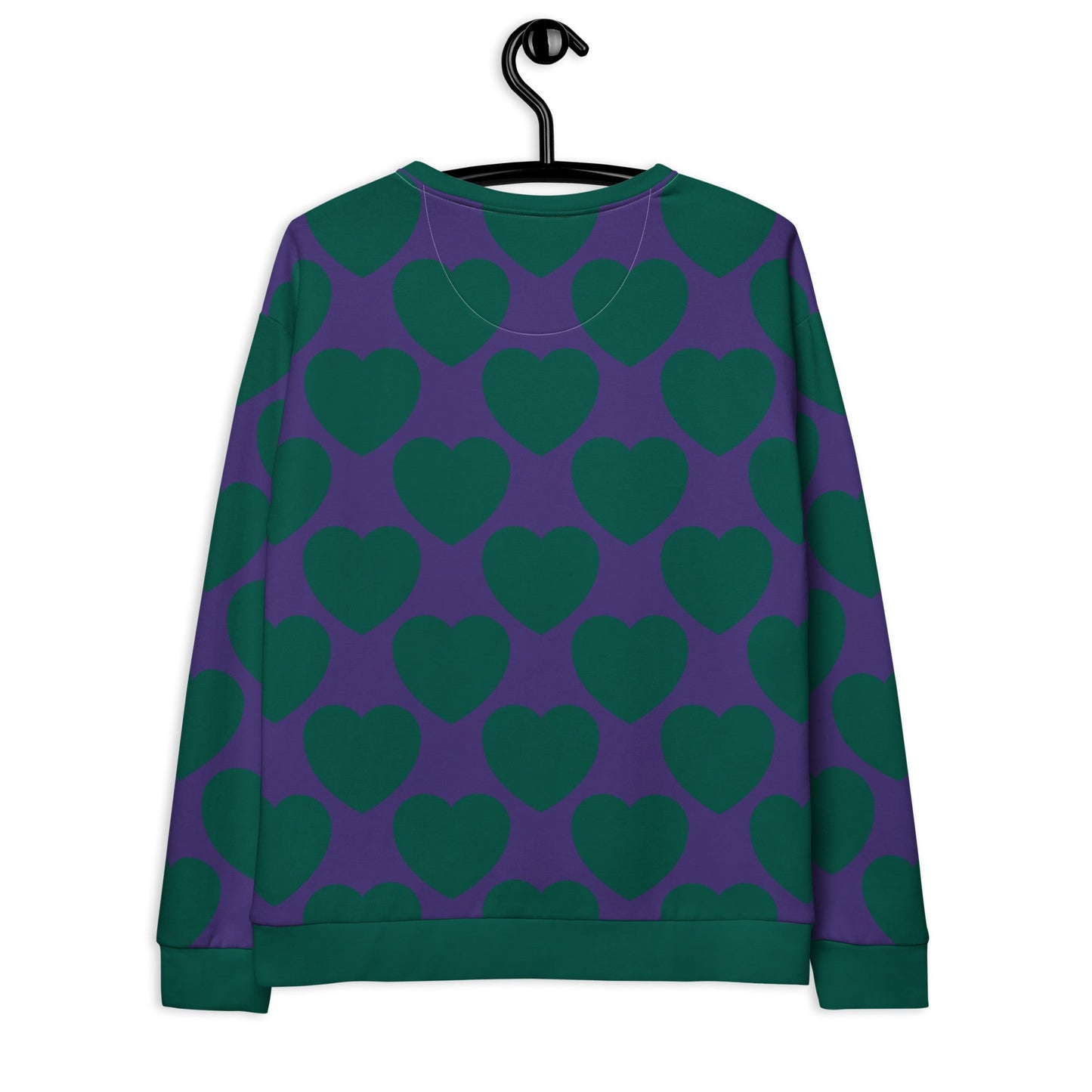 ELLIE LOVE green purple - Sweatshirt - SHALMIAK