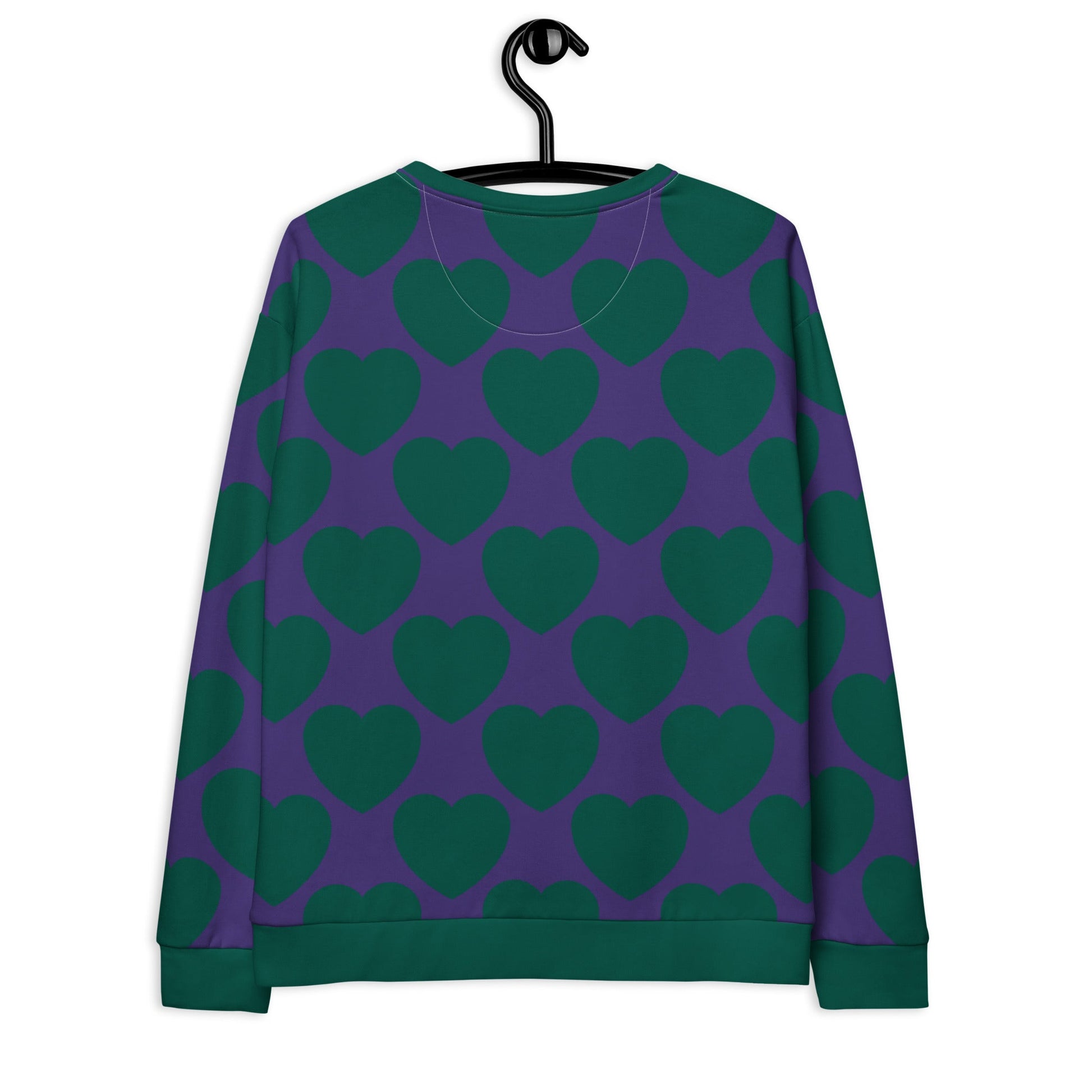 ELLIE LOVE green purple - Sweatshirt - SHALMIAK