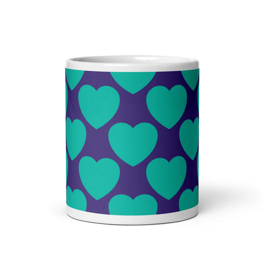 ELLIE LOVE mint purple - Mug - SHALMIAK