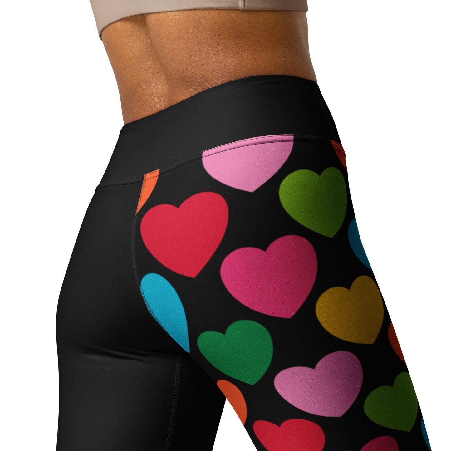 ELLIE LOVE mix black - Yoga Leggings - SHALMIAK