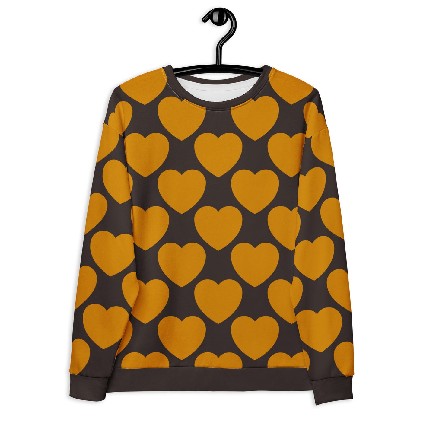ELLIE LOVE orange brown - Sweatshirt - SHALMIAK