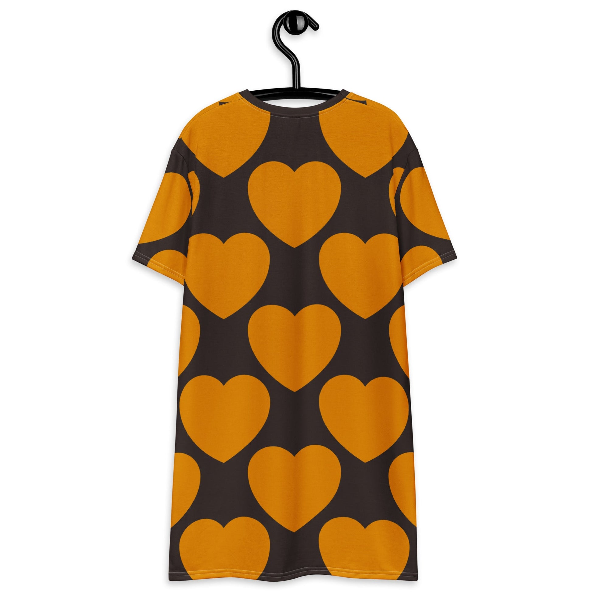 ELLIE LOVE orange brown - T-Shirt Dress - SHALMIAK