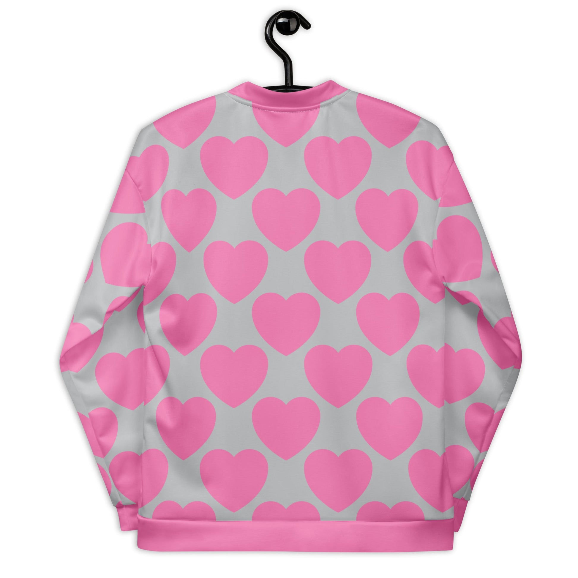 ELLIE LOVE pink grey - Bomber Jacket - SHALMIAK