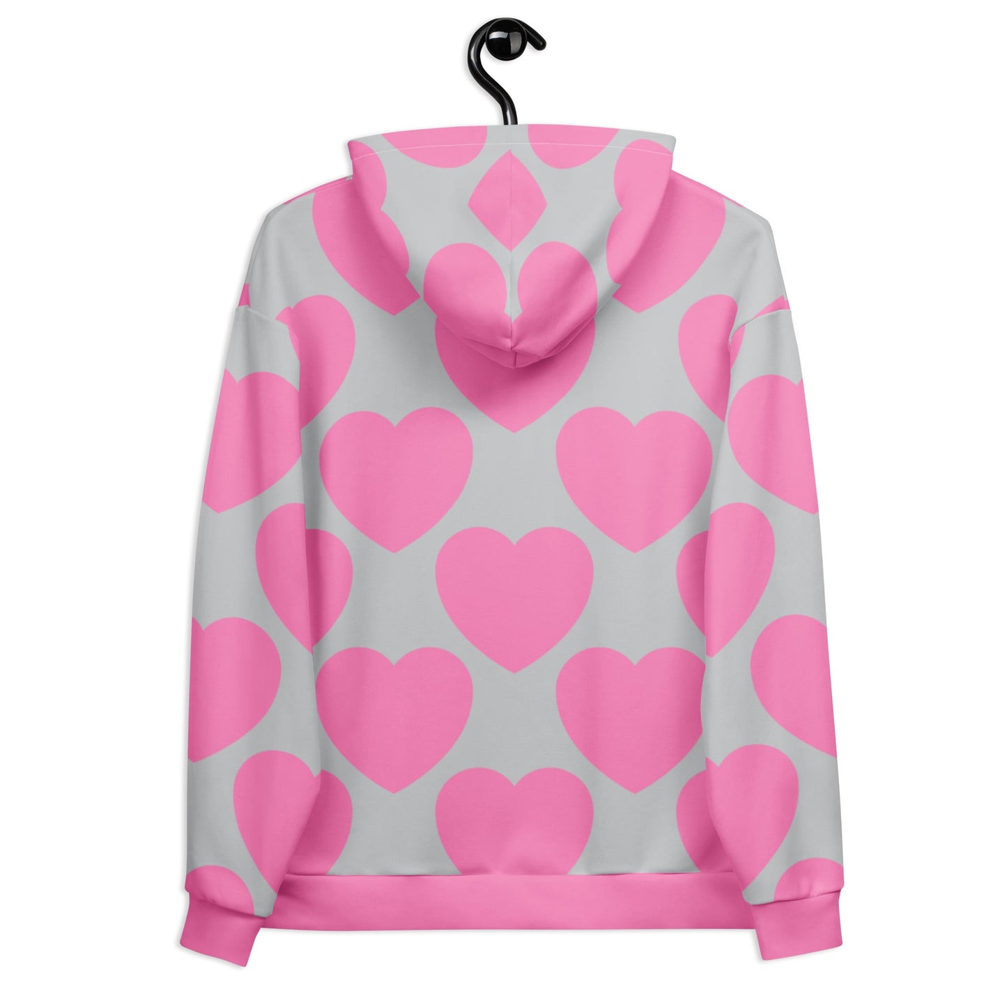 ELLIE LOVE pink grey - Hoodie - SHALMIAK