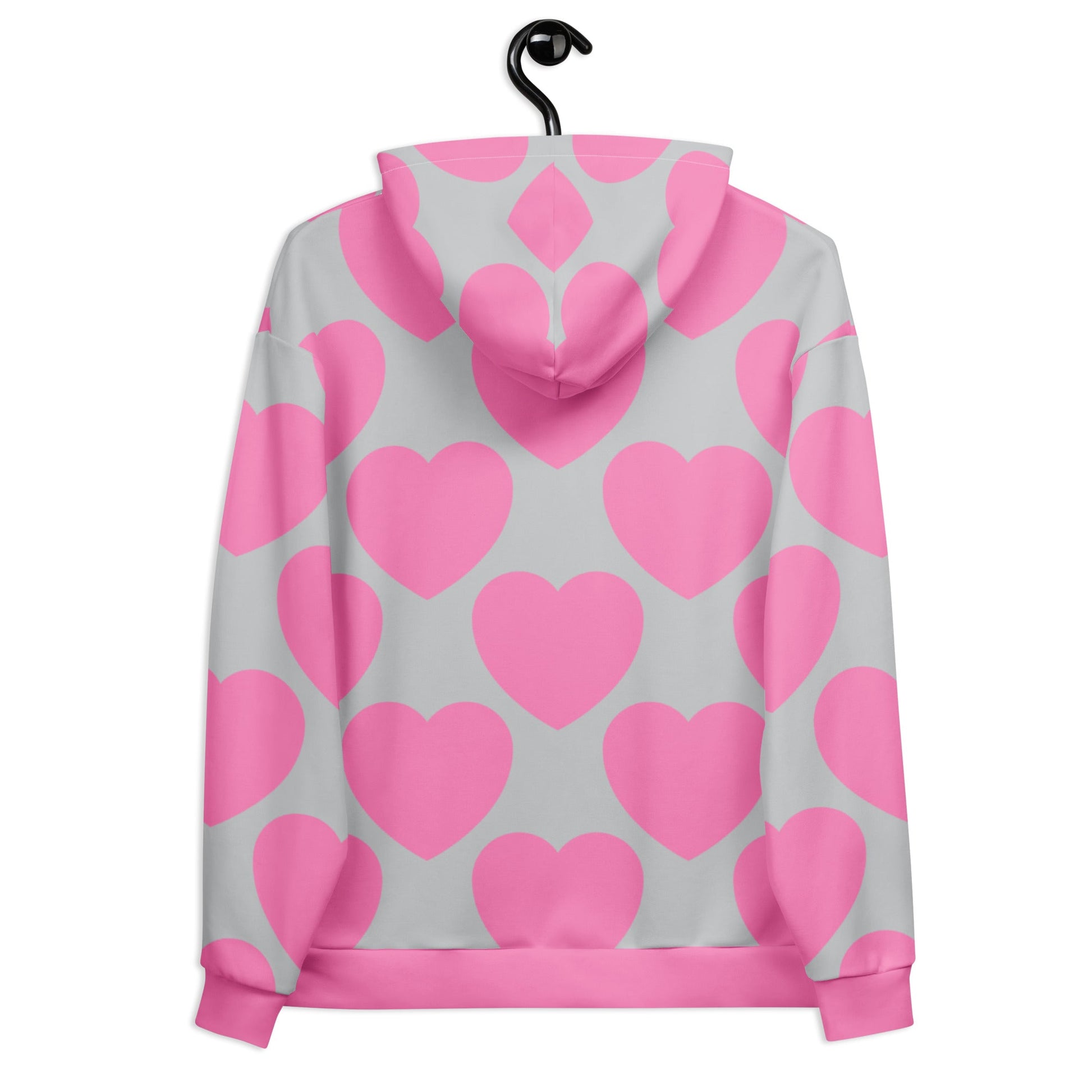 ELLIE LOVE pink grey - Hoodie - SHALMIAK