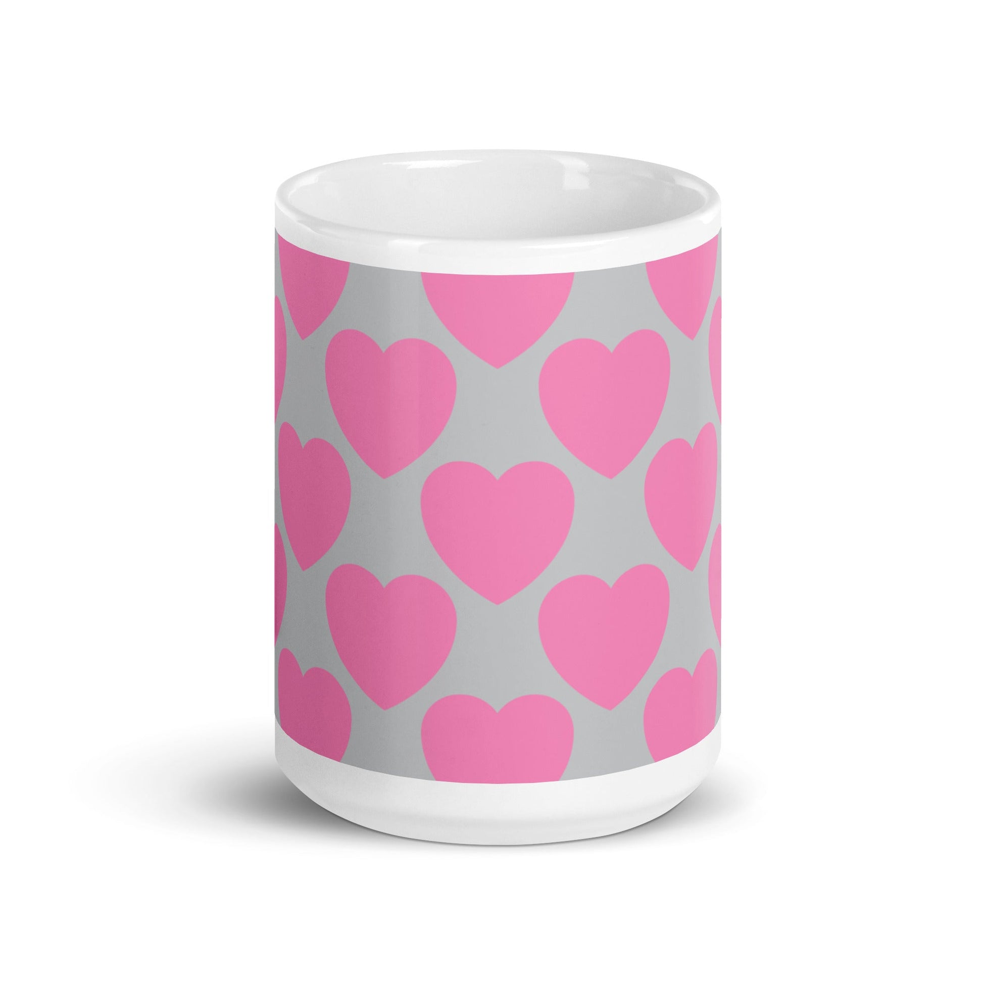 ELLIE LOVE pink grey - Mug - SHALMIAK