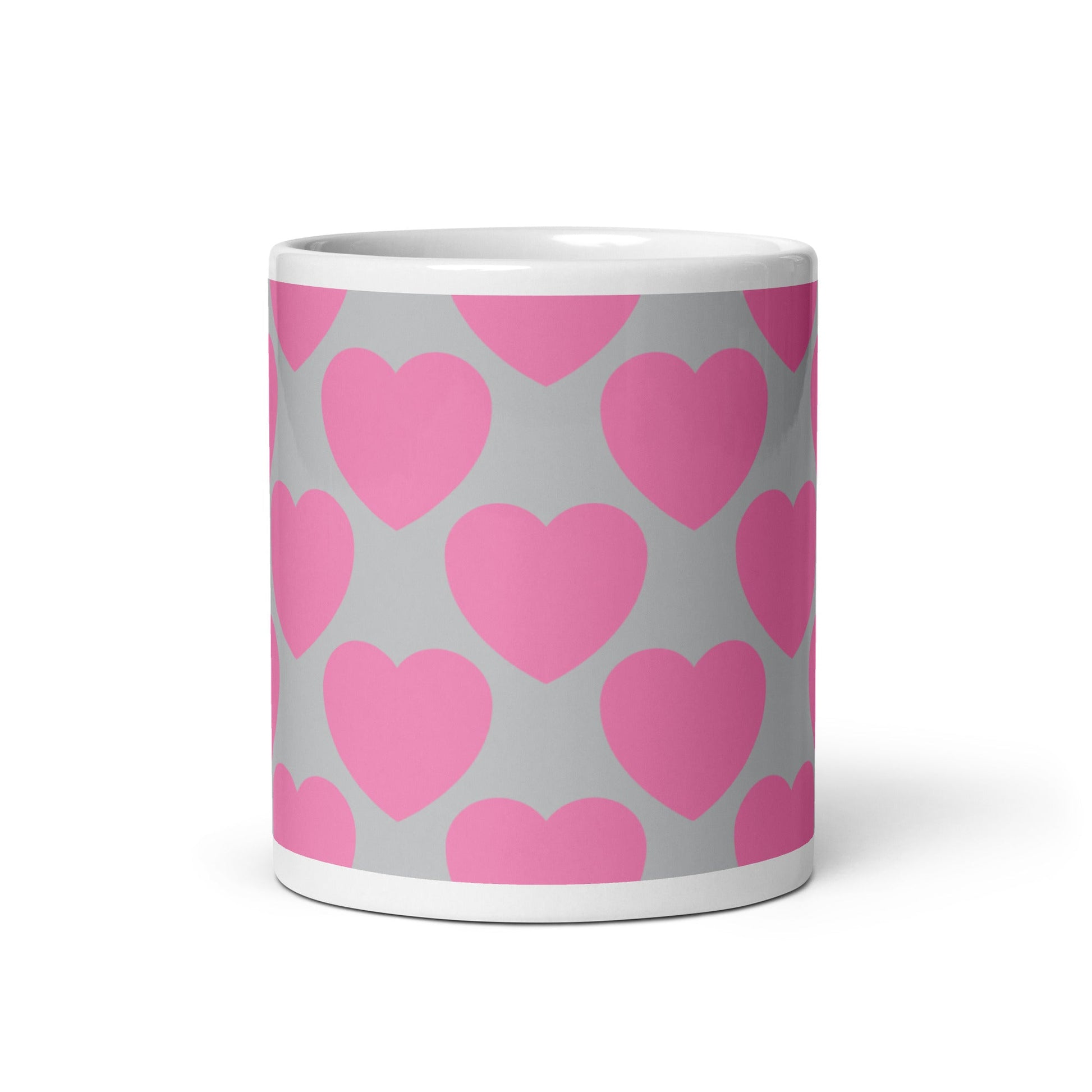 ELLIE LOVE pink grey - Mug - SHALMIAK