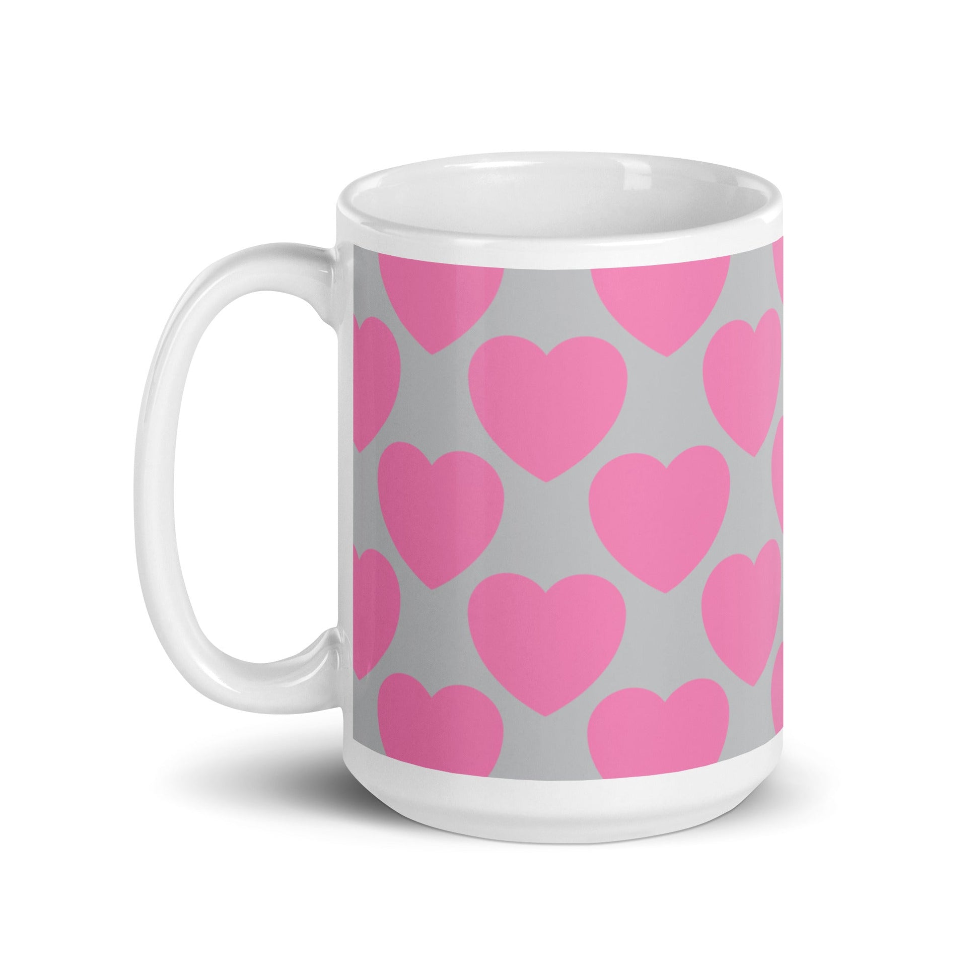 ELLIE LOVE pink grey - Mug - SHALMIAK