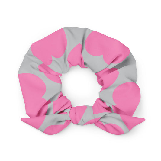 ELLIE LOVE pink grey - Scrunchie - SHALMIAK