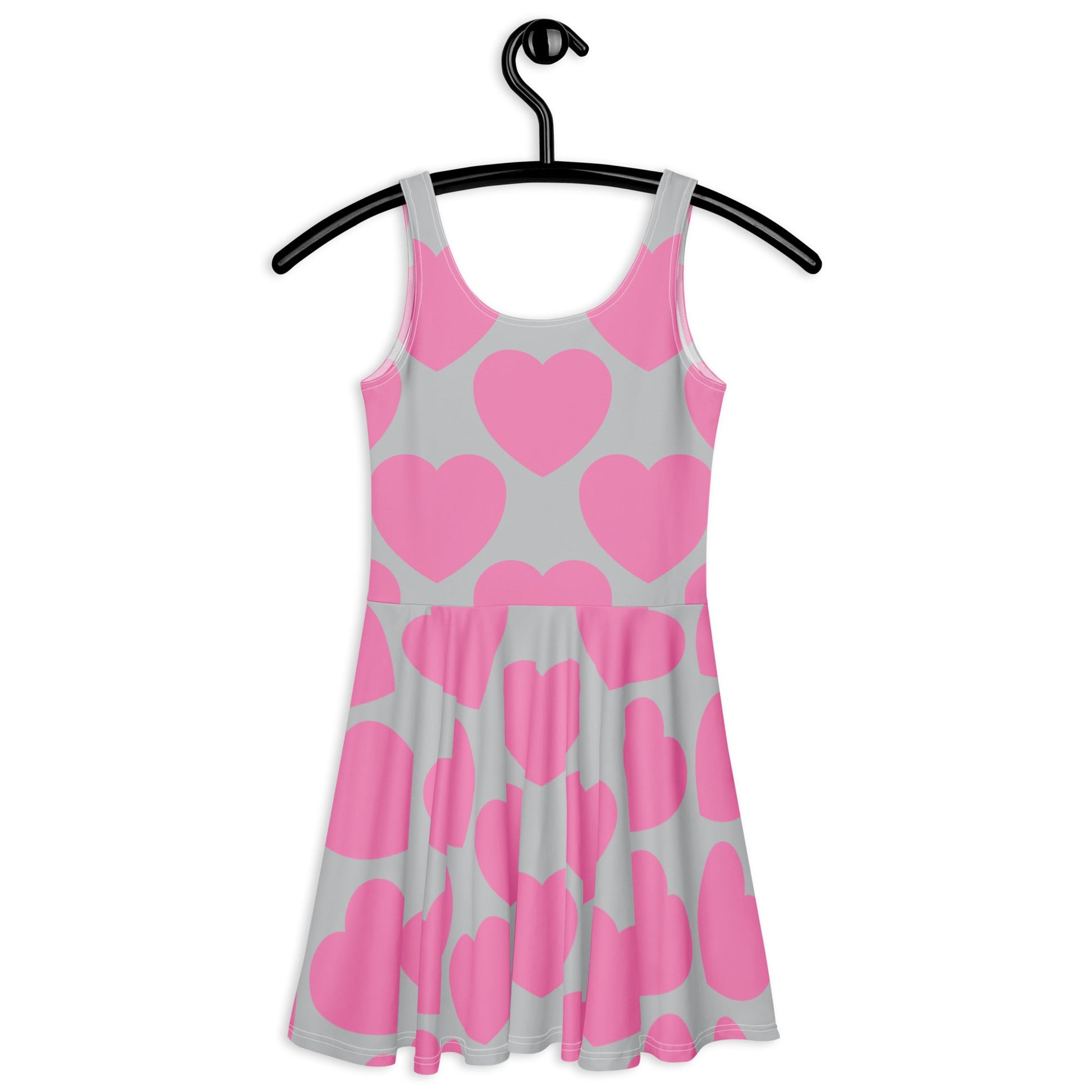 ELLIE LOVE pink grey - Skater Dress - SHALMIAK