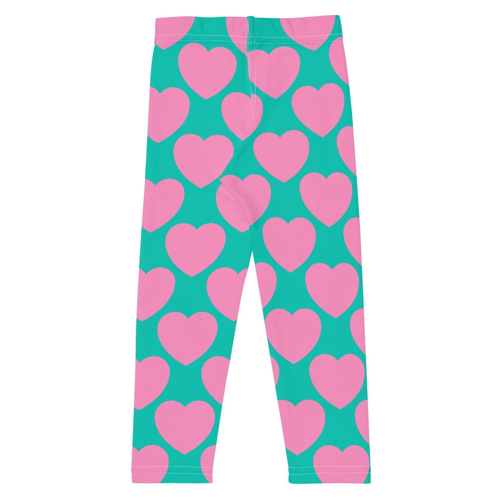 ELLIE LOVE pink mint - 2 - Kids' Leggings - SHALMIAK