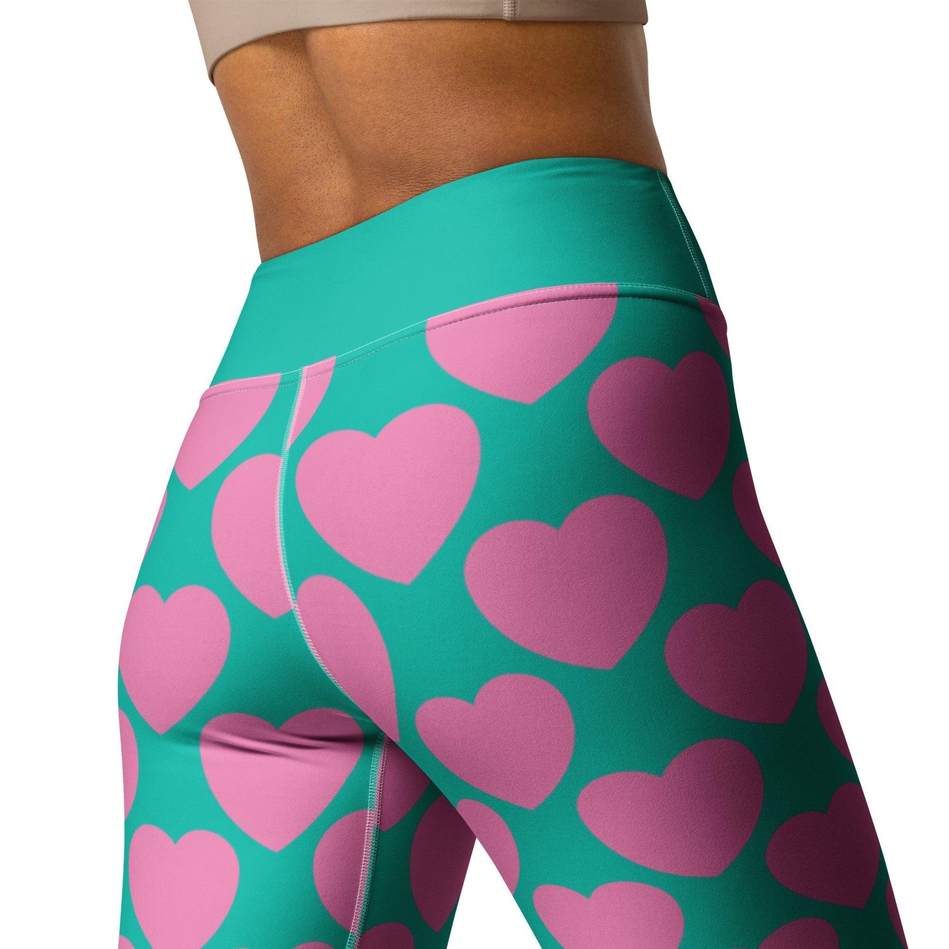 ELLIE LOVE pink mint - 2 - Yoga Leggings - SHALMIAK