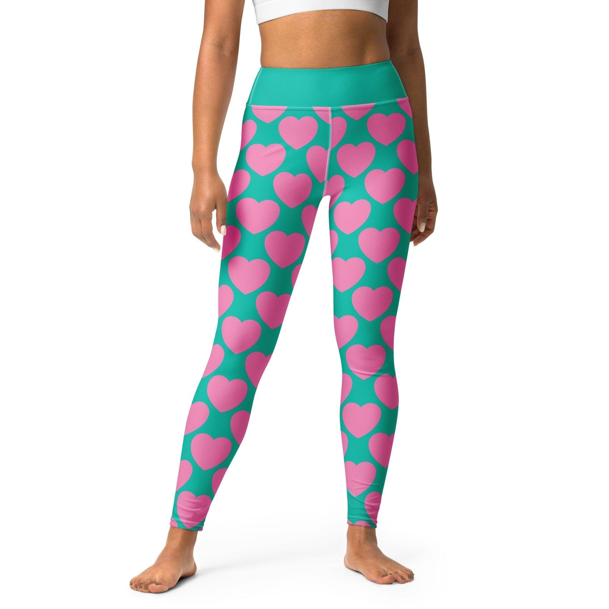 ELLIE LOVE pink mint - 2 - Yoga Leggings - SHALMIAK
