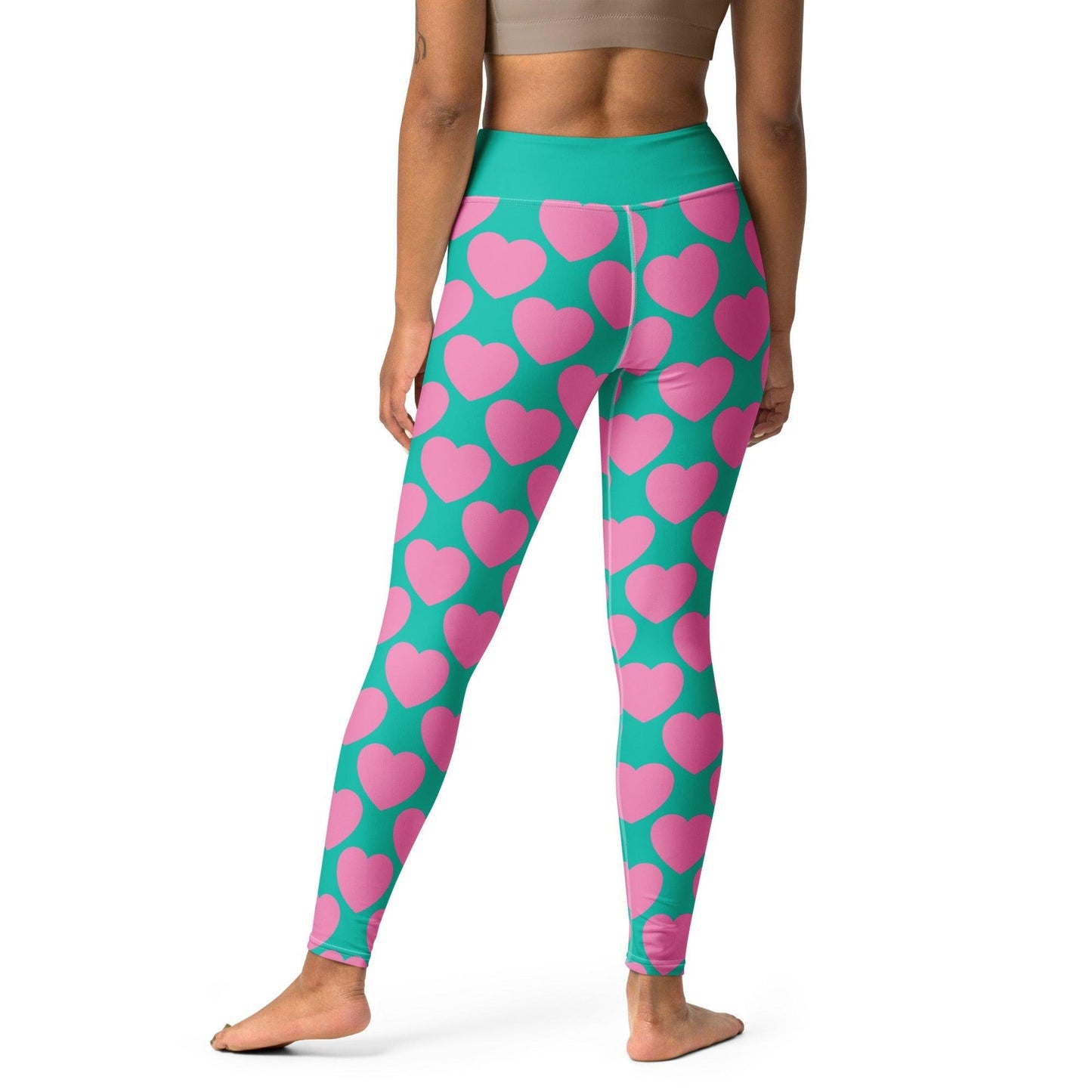 ELLIE LOVE pink mint - 2 - Yoga Leggings - SHALMIAK